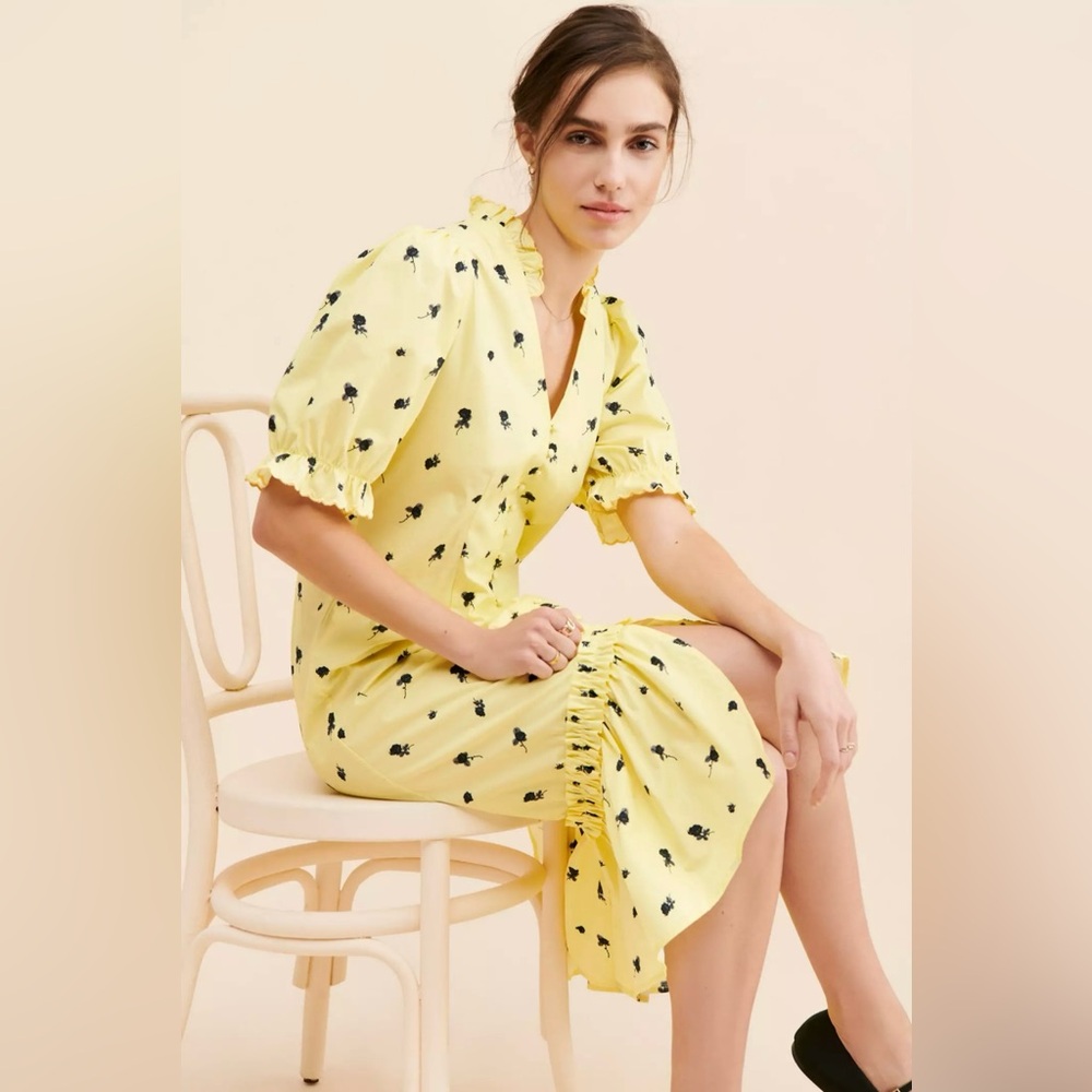 Brand New No Tag Cras Tuva Lemon Dress(34)